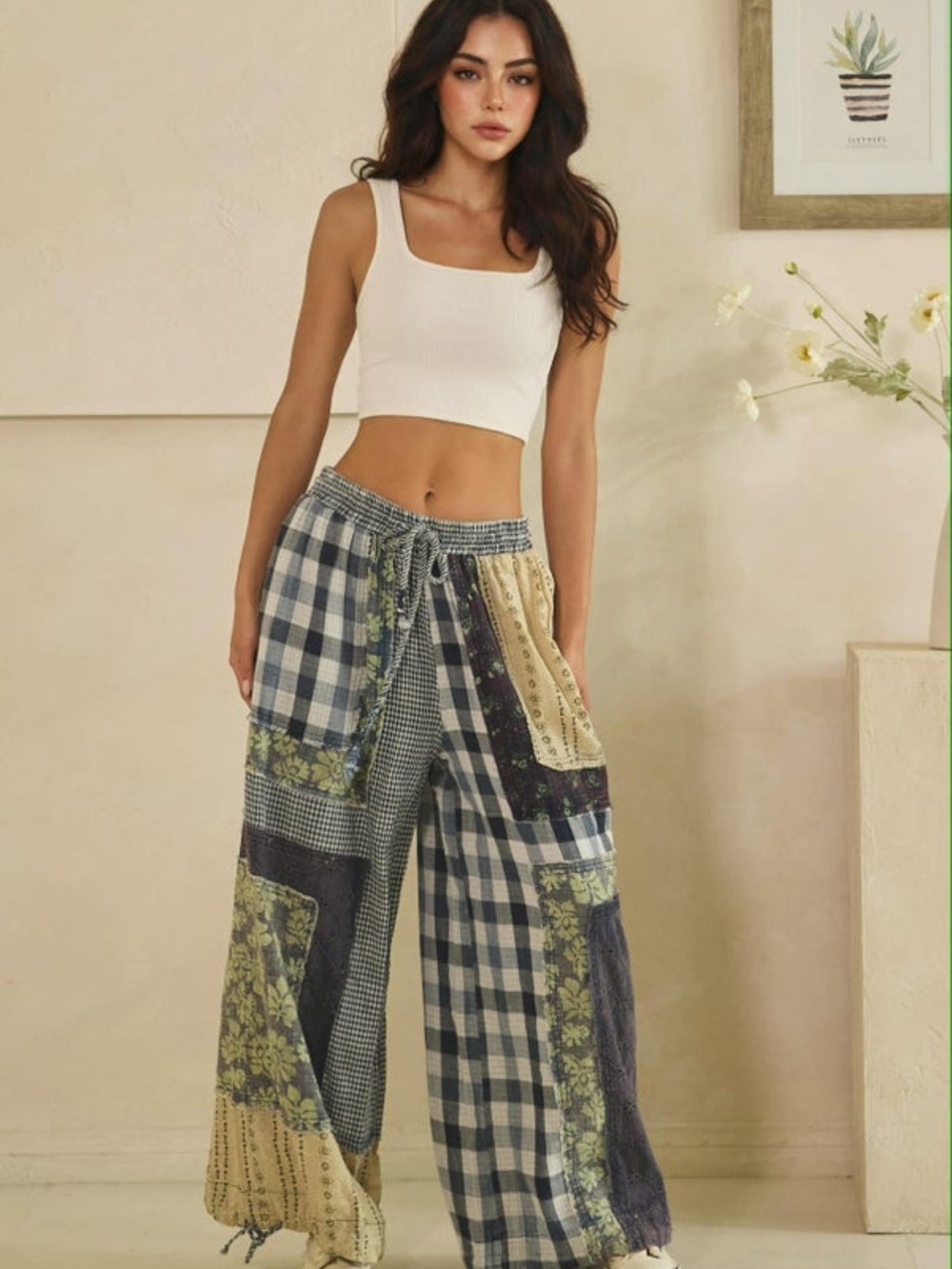 Oli & Hali Patchwork Lounge Pants